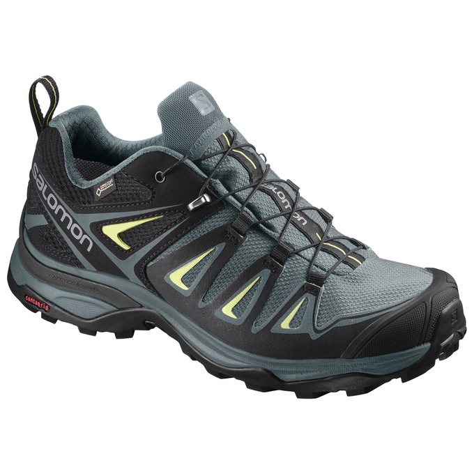 Salomon Israel X ULTRA 3 GTX® W - Womens Hiking Shoes - Grey/Black (JTNO-43217)